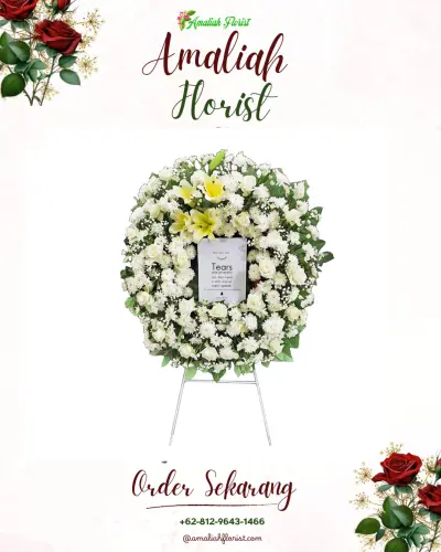 Krans Bunga Duka Cita di Kasomalang